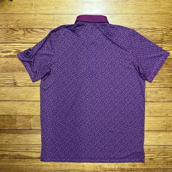 GREYSON CORAL DREAMS MENS PERFORMANCE POLO SIZE LARGE COLOR SASANQUA - Picture 8 of 9